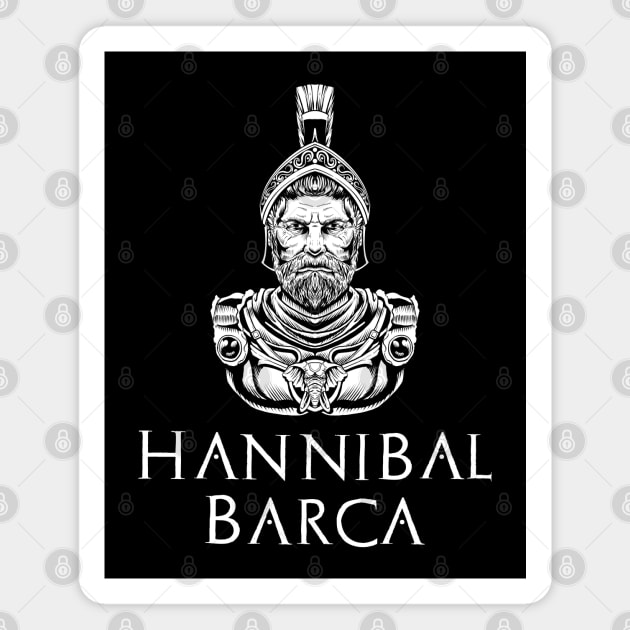 Hannibal Barca - Ancient Carthage - Punic Wars - History Magnet by Styr Designs